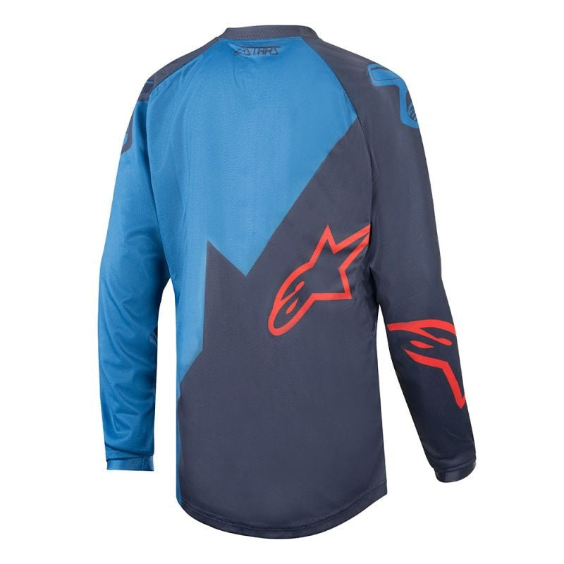 Polera Niños Alpinestars Racer Factory Ls Dk Azul - Rideshop