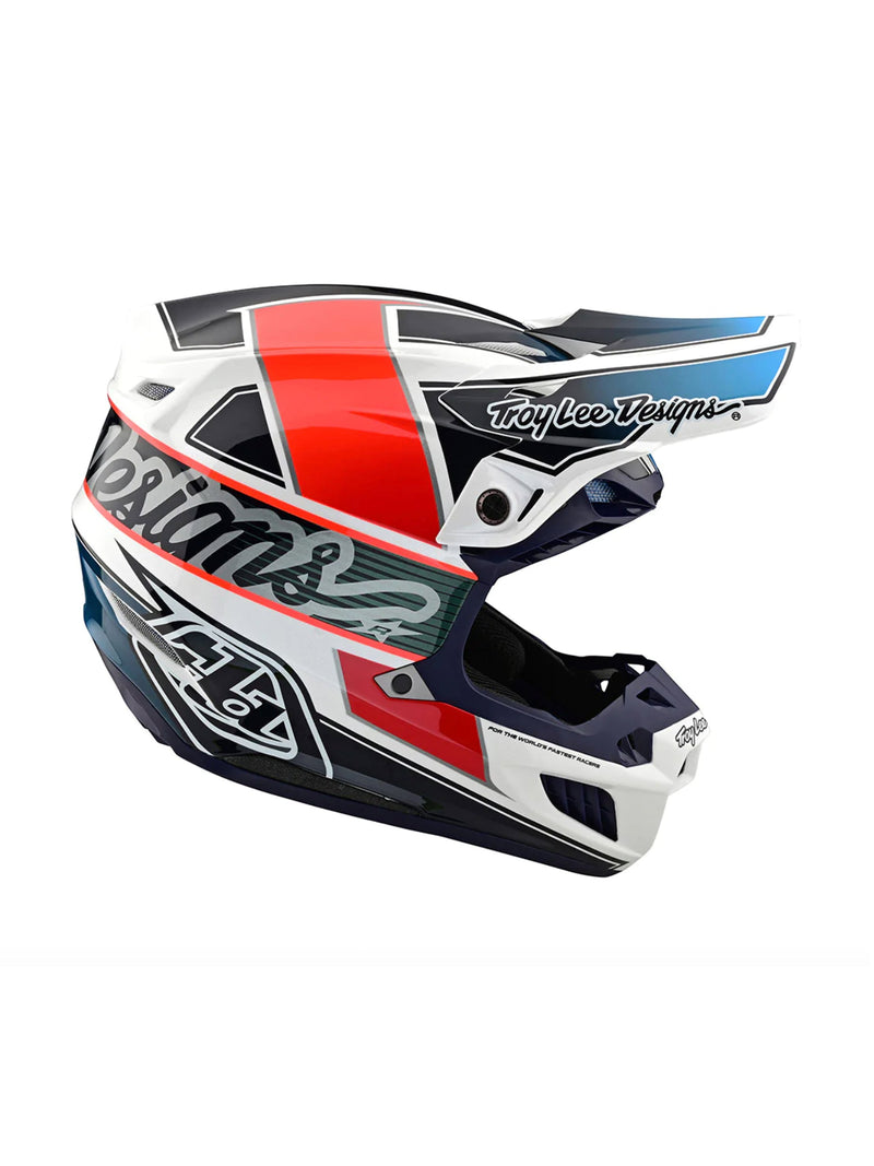 Troy Lee Designs Casco de Moto Se5 Composite Team Blanco / Negro - Rideshop