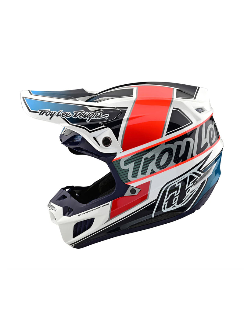 Troy Lee Designs Casco de Moto Se5 Composite Team Blanco / Negro - Rideshop