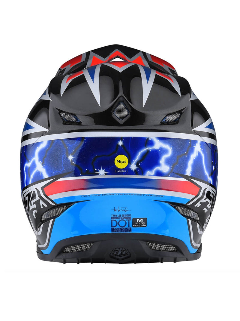 Troy Lee Designs Casco SE5 Composite Lightning Azul - Rideshop