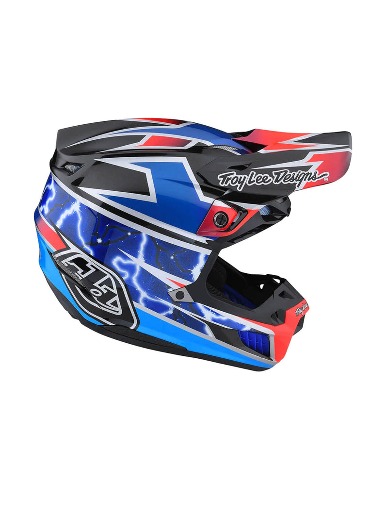 Troy Lee Designs Casco SE5 Composite Lightning Azul - Rideshop