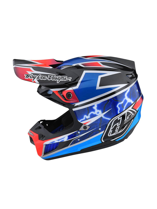 Troy Lee Designs Casco SE5 ECE Composite Lightning Azul - Rideshop