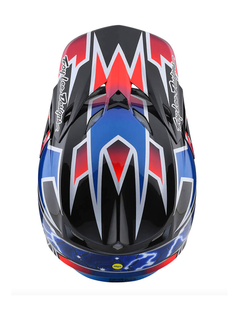 Troy Lee Designs Casco SE5 Composite Lightning Azul - Rideshop