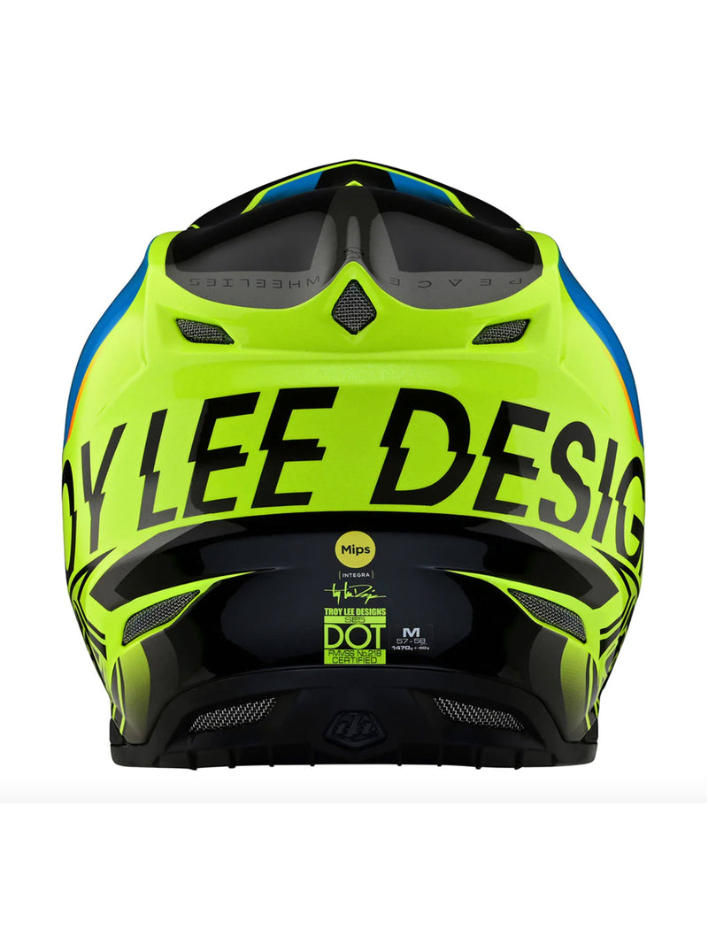 Troy Lee Designs Casco de Moto SE5 Composite Qualifier Amarillo - Rideshop