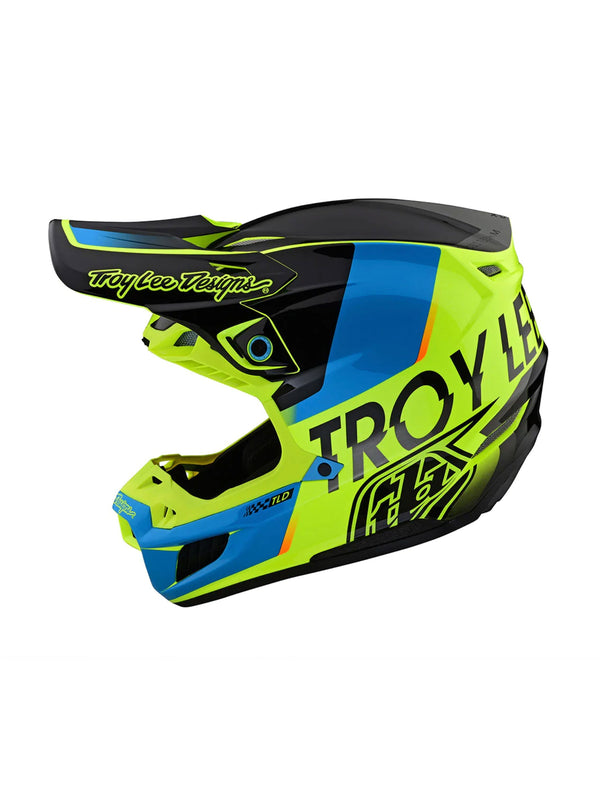 Troy Lee Designs Casco de Moto SE5 Composite Qualifier Amarillo - Rideshop