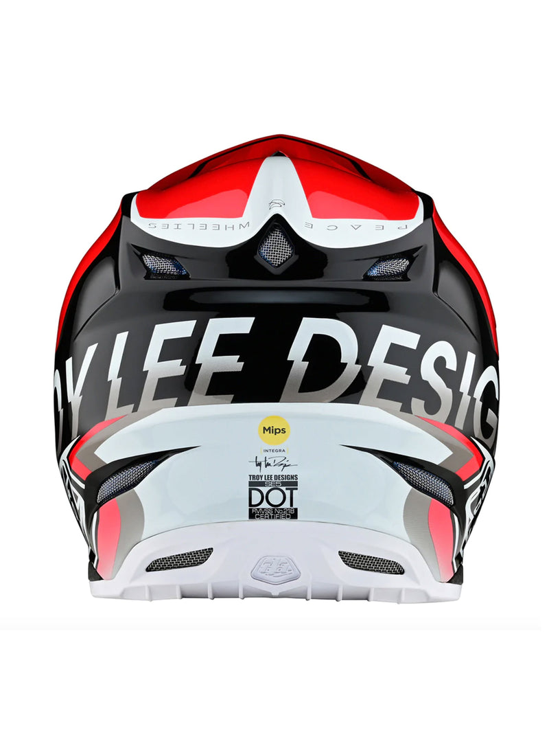 Troy Lee Designs Casco de Moto SE5 Composie Qualifier Rojo / Negro - Rideshop