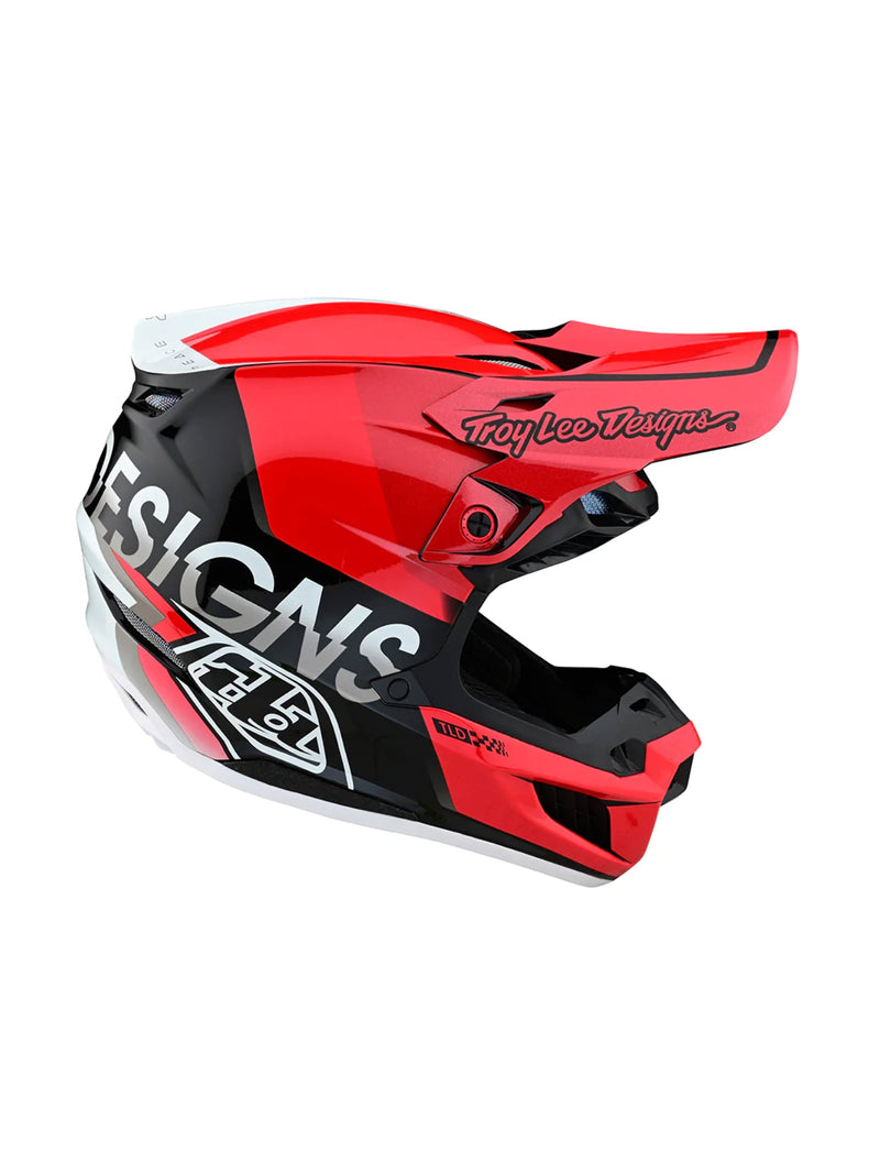 Troy Lee Designs Casco de Moto SE5 Composie Qualifier Rojo / Negro - Rideshop