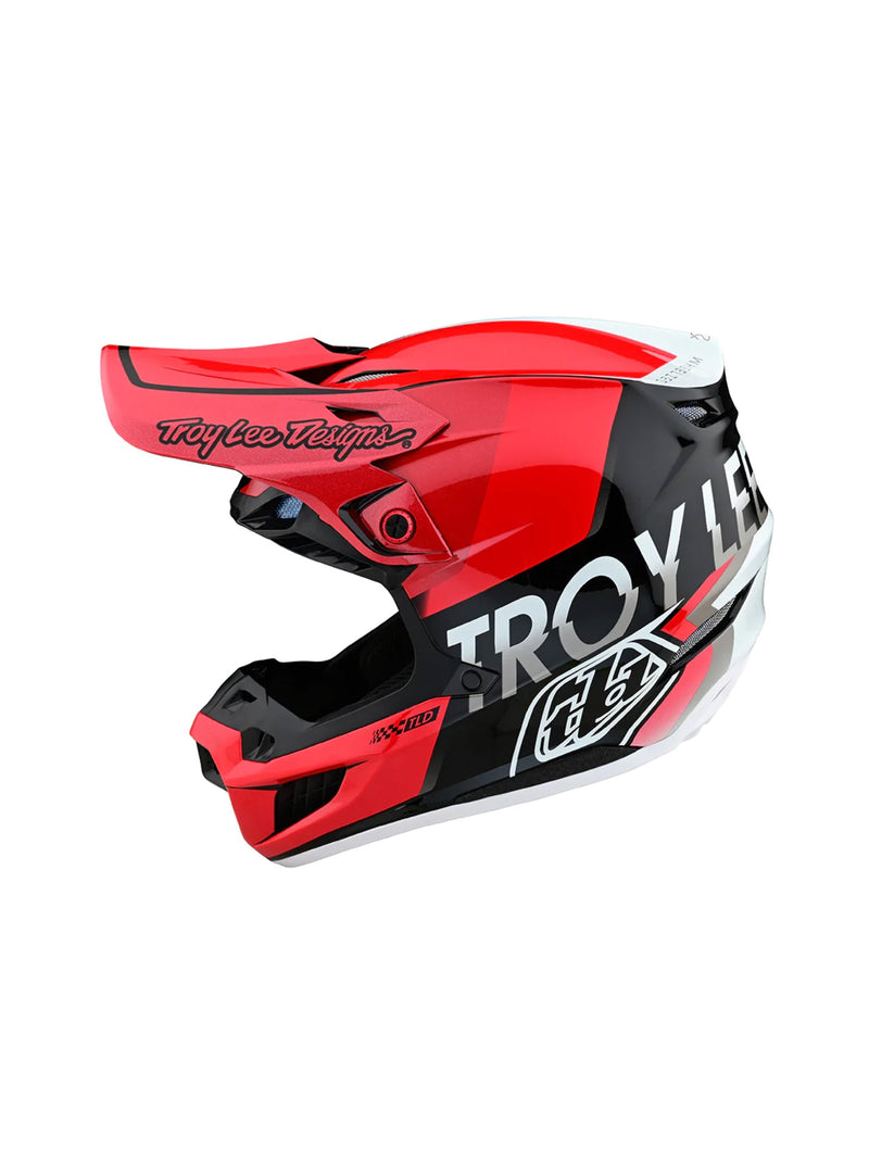 Troy Lee Designs Casco de Moto SE5 Composie Qualifier Rojo / Negro - Rideshop