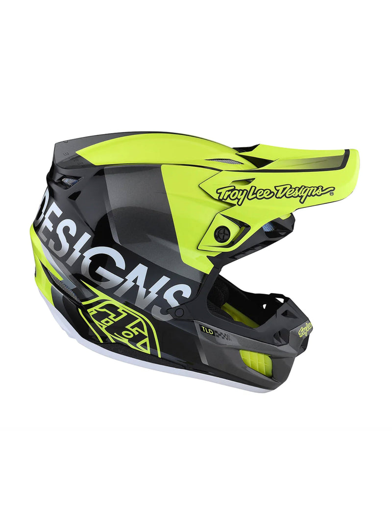 Troy Lee Designs Casco de Moto SE5 Composie Qualifier Amarillo / Negro - Rideshop