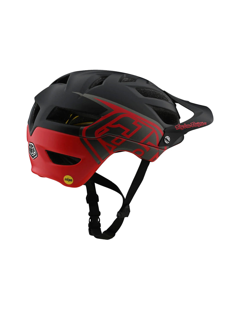 Troy Lee Designs Casco A1 Mips Classic Negro / Rojo - Rideshop