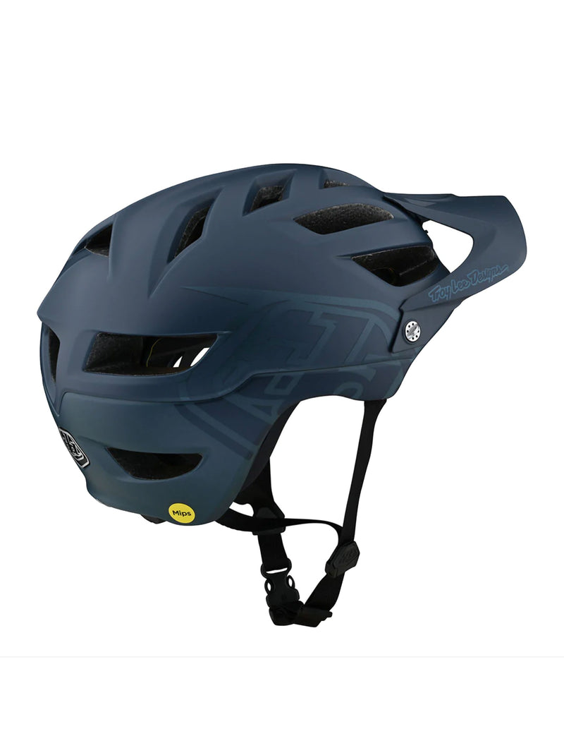 Troy Lee Designs Casco A1 Mips Classic Slate Azul