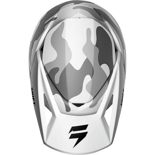 Casco Moto Niño Whit3 Label Camo Blanco Camo Shift - Rideshop
