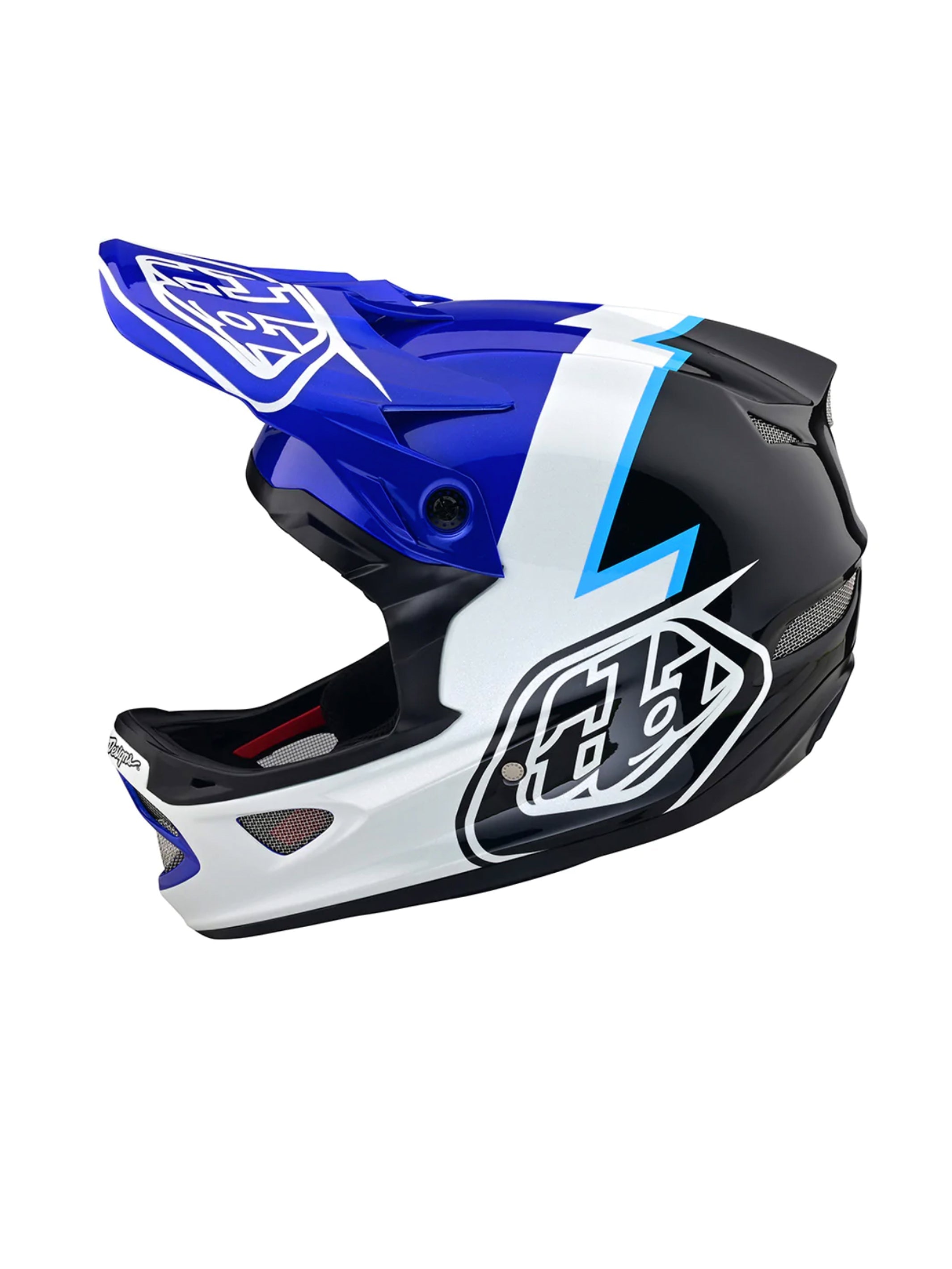 Troy Lee Designs Casco D3 Fiberlite Volt Azul - Rideshop