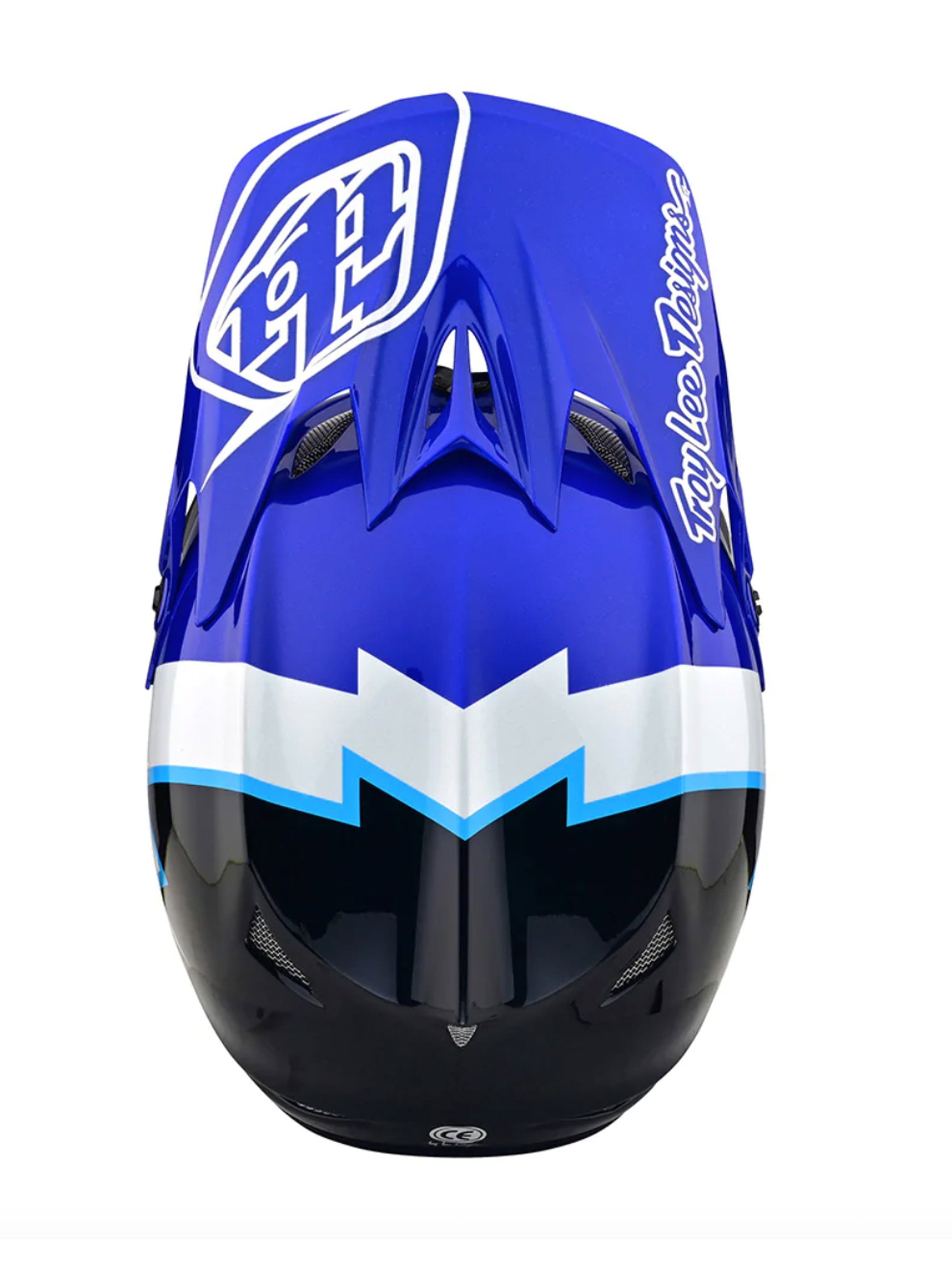 Troy Lee Designs Casco D3 Fiberlite Volt Azul - Rideshop