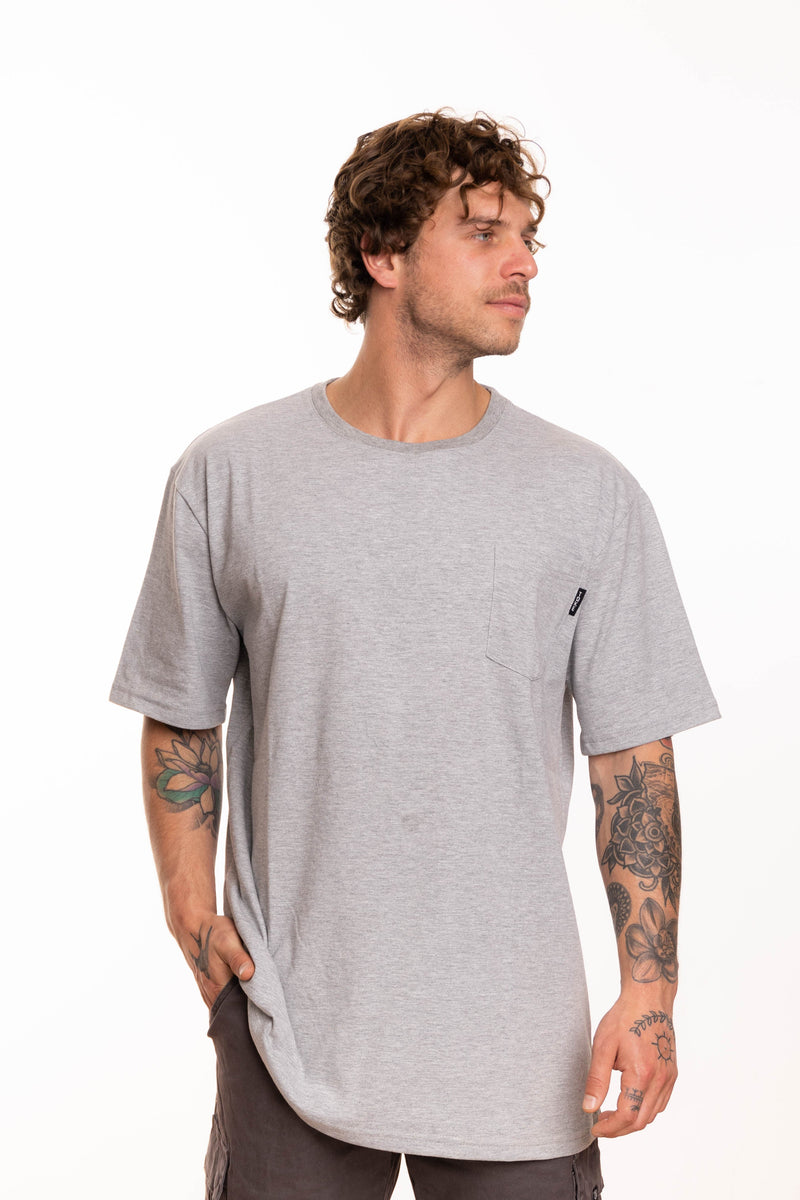 Toke Polera Bolsillo Gris Oscuro - Rideshop