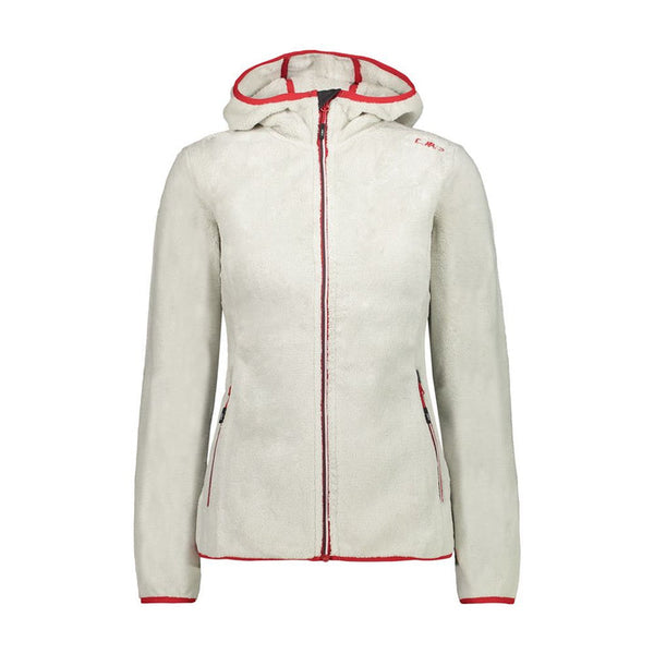 CMP Polar Mujer Woman Jacket Fix Hood Gesso - Rideshop