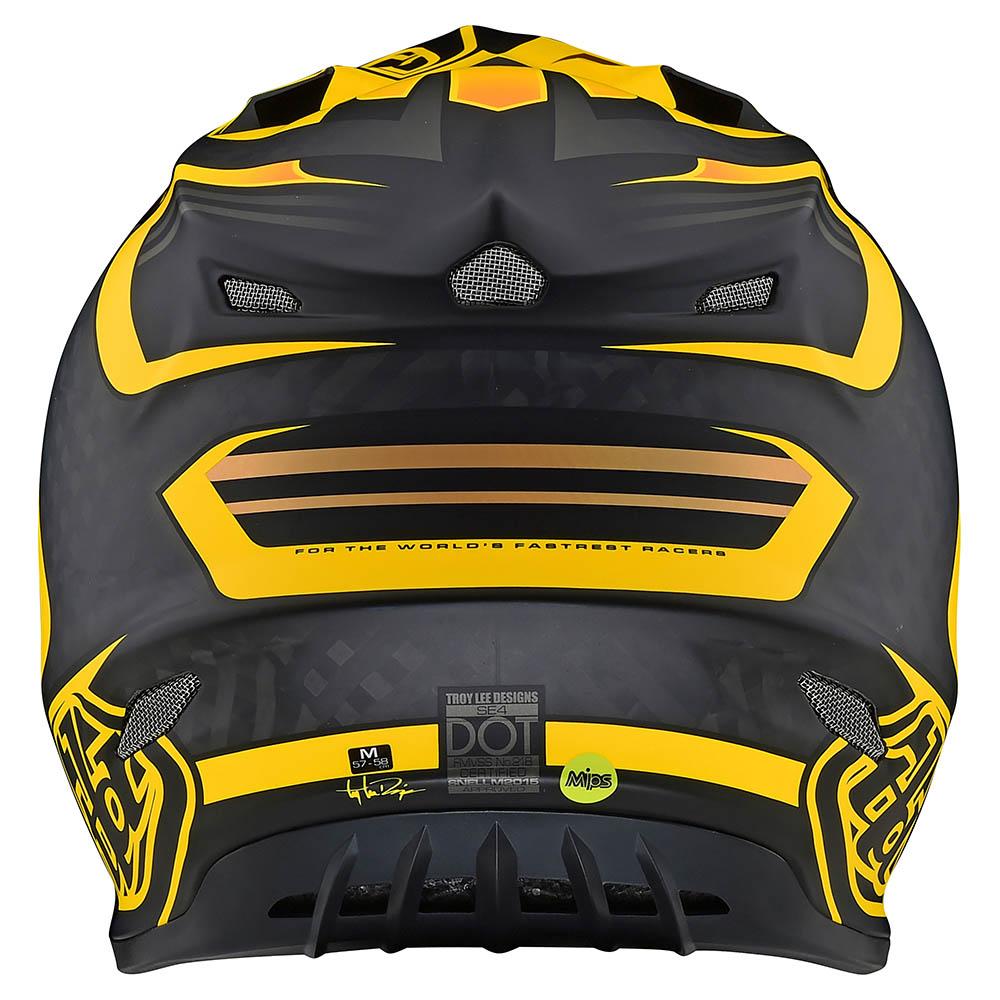 Casco Se4 Carbon Flash Black/Yellow MIPS Troy Lee Designs - Rideshop