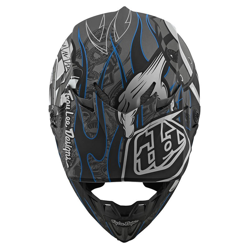 Casco Se4 Composite Eyeball Black/Silver MIPS Troy Lee Designs - Rideshop