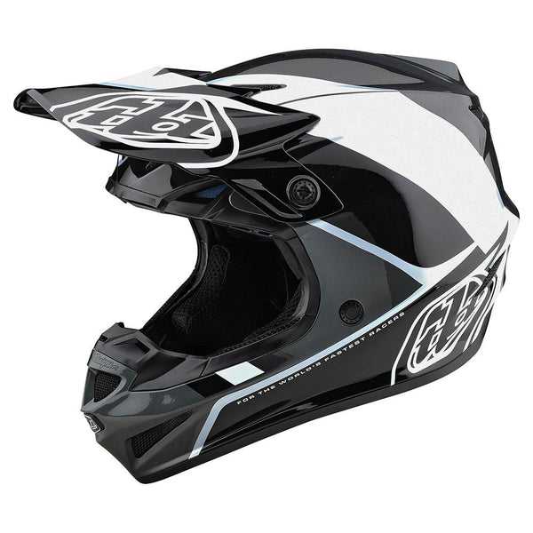 Casco Se4 Polyacrylite Beta Silver MIPS Troy Lee Designs - Rideshop