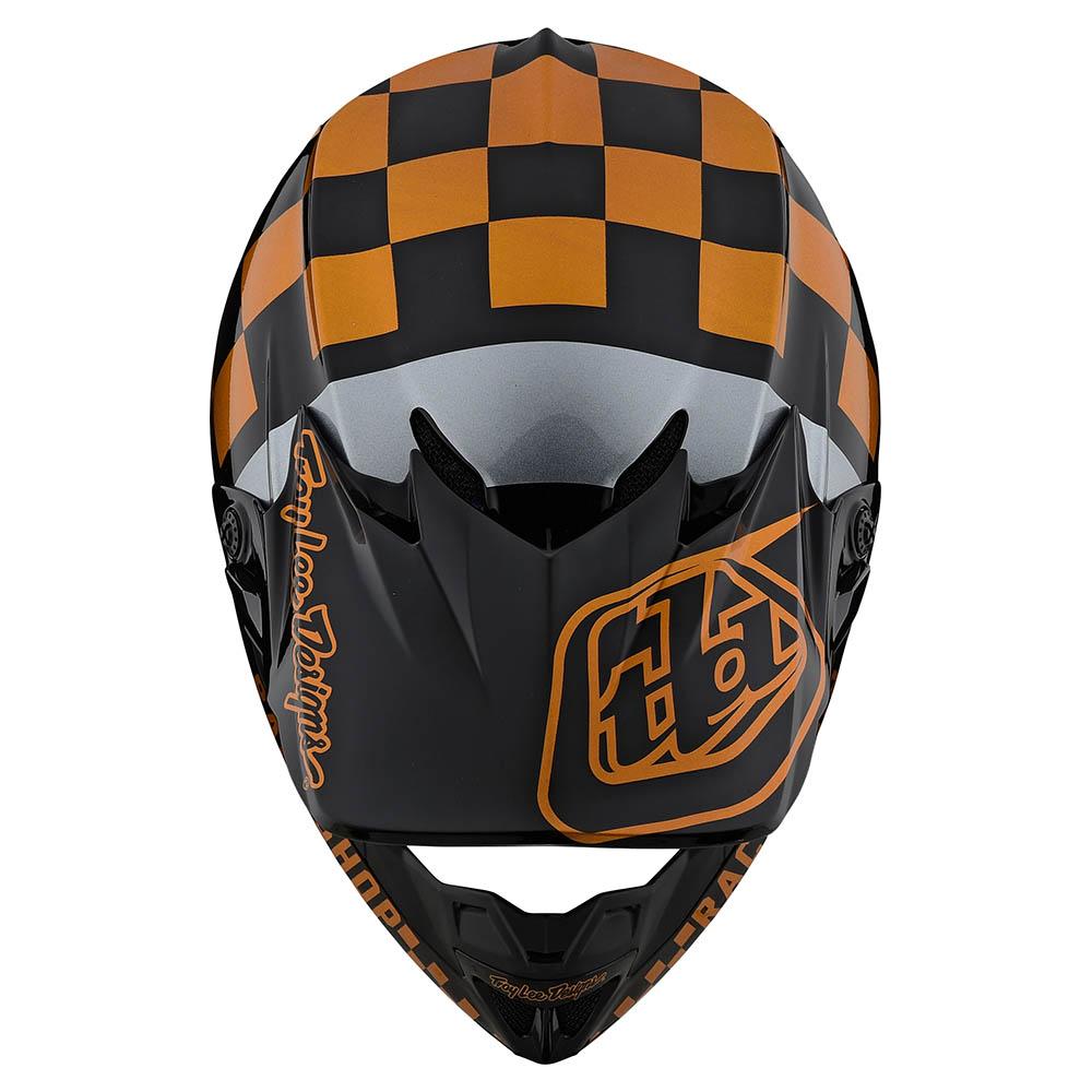 Casco Se4 Polyacrylite Checker Black/Golden Troy Lee Designs - Rideshop