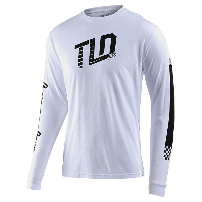 Polera Trackside L/S Blanco Troy Lee Designs - Rideshop