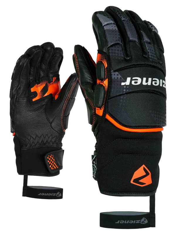 Ziener Guantes De Ski Race Ladir Negro/Naranja Infantil - Rideshop