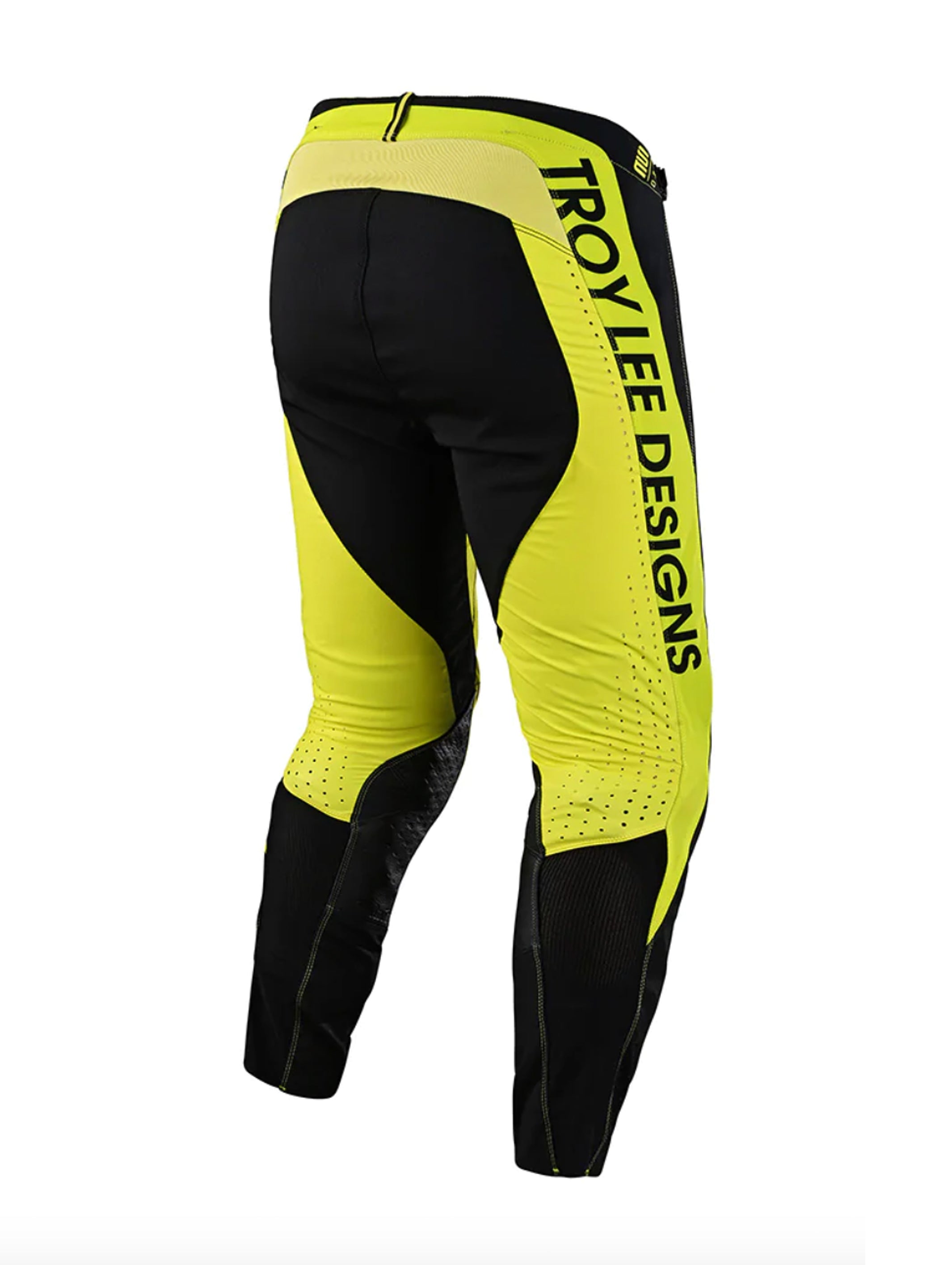 Troy Lee Designs Pantalones SE Pro Drop In Negro / Amarillo - Rideshop