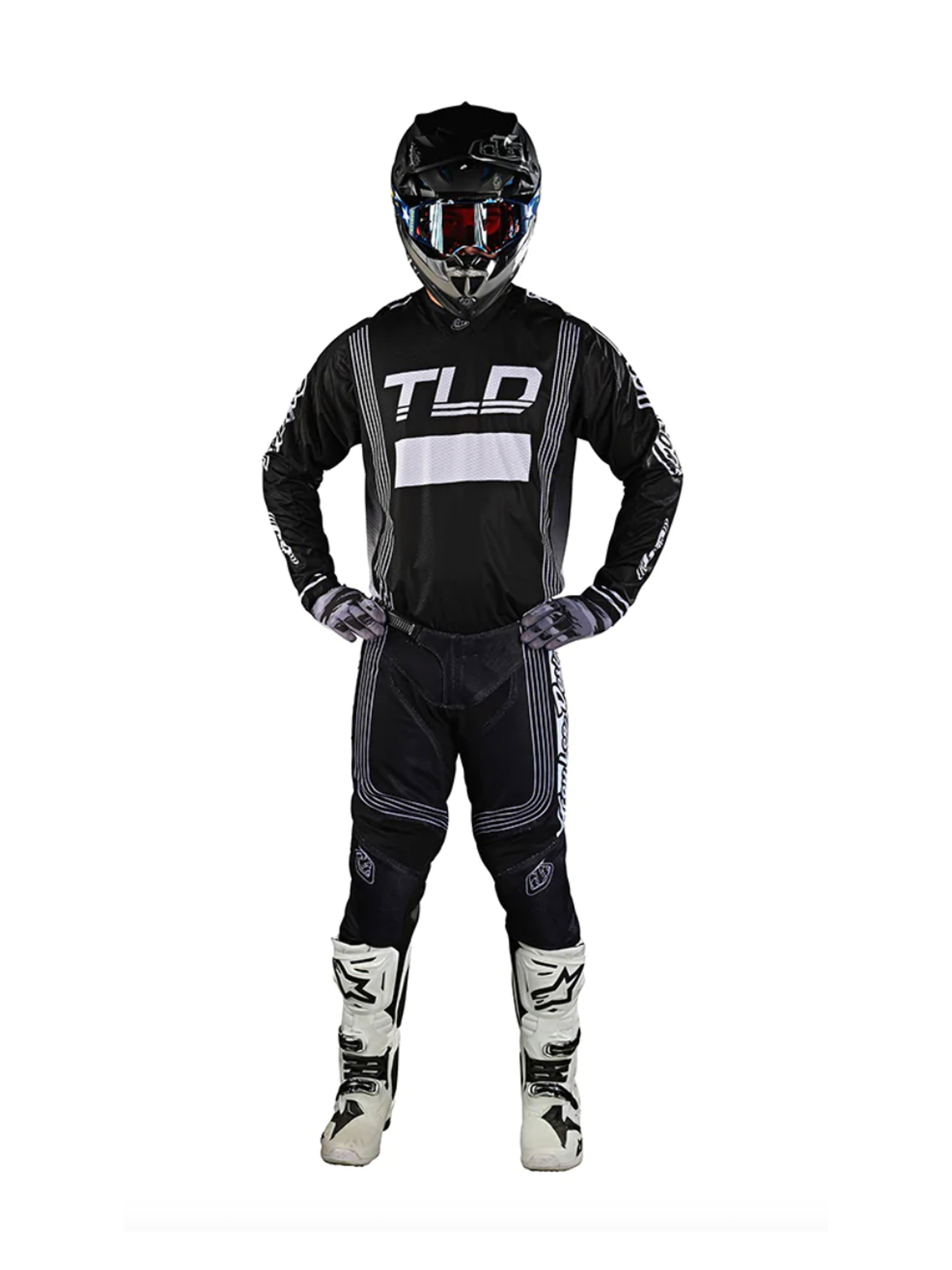 Troy Lee Designs Pantalones de Moto GP Air Rhythm Negro - Rideshop
