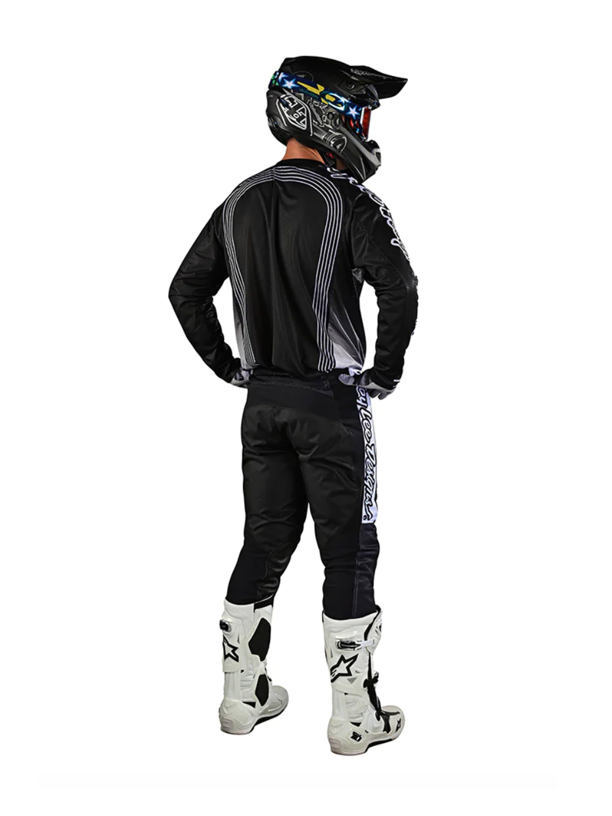 Troy Lee Designs Pantalones de Moto GP Air Rhythm Negro - Rideshop