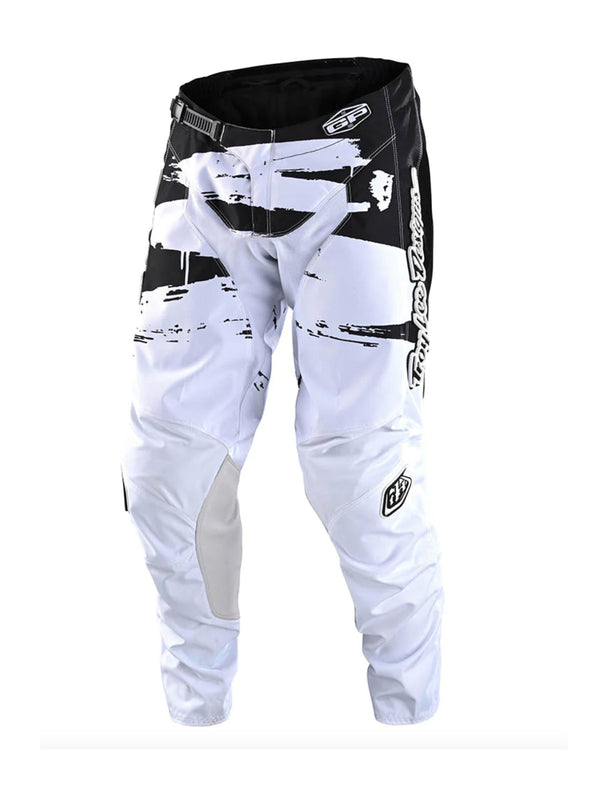 Troy Lee Designs Pantalones GP Brushed Negro / Blanco - Rideshop