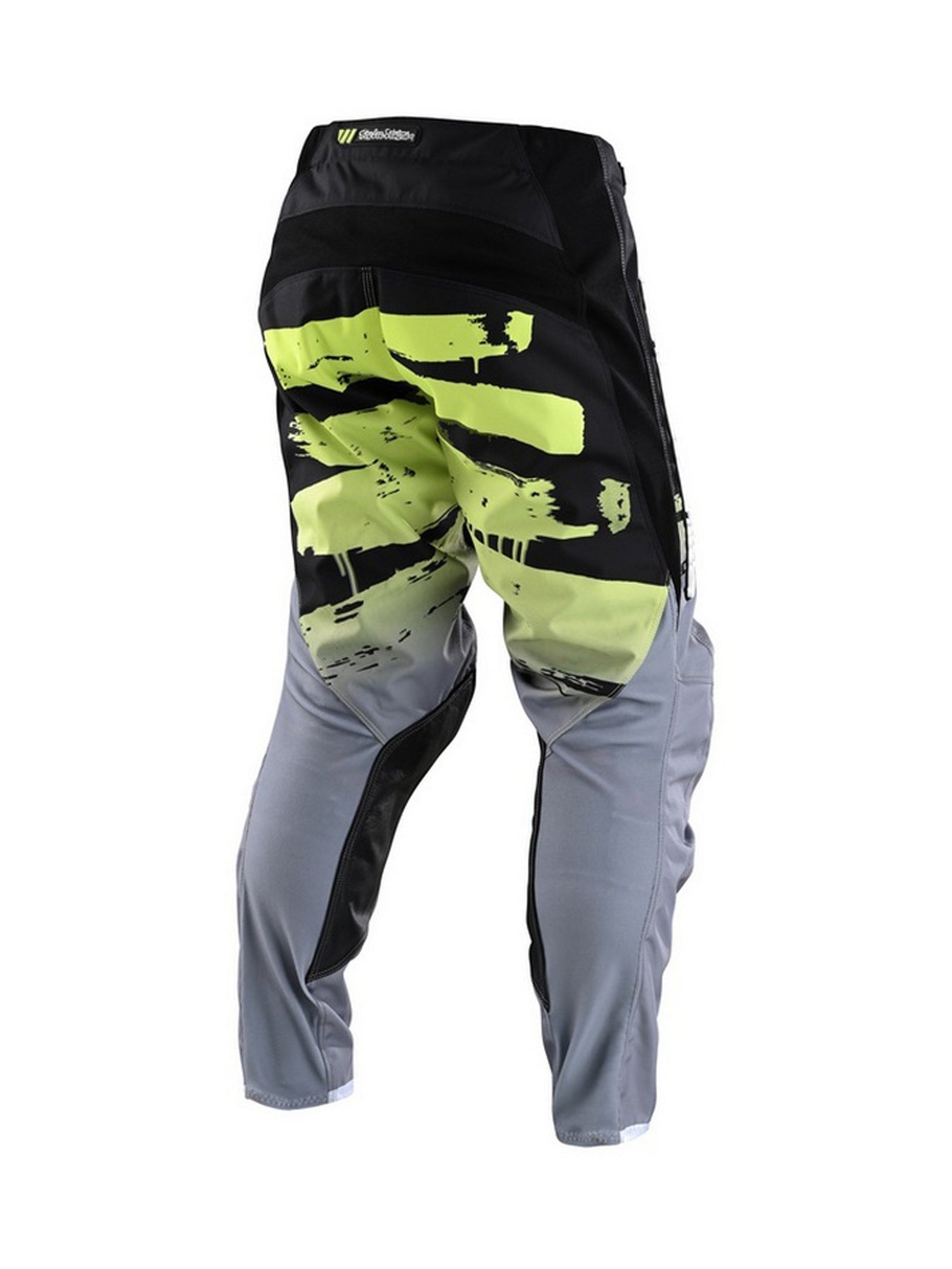 Troy Lee Designs Pantalones De Niño GP Brushed Negro Verde - Rideshop