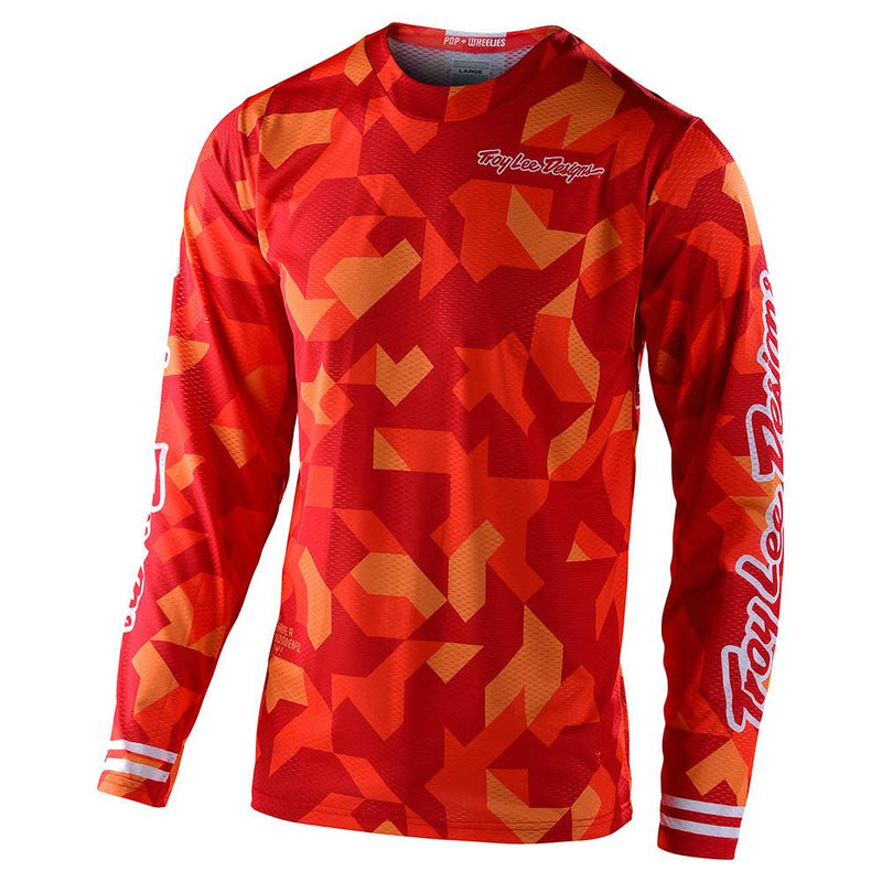 Polera GP Air Confetti Naranja Troy Lee Designs - Rideshop