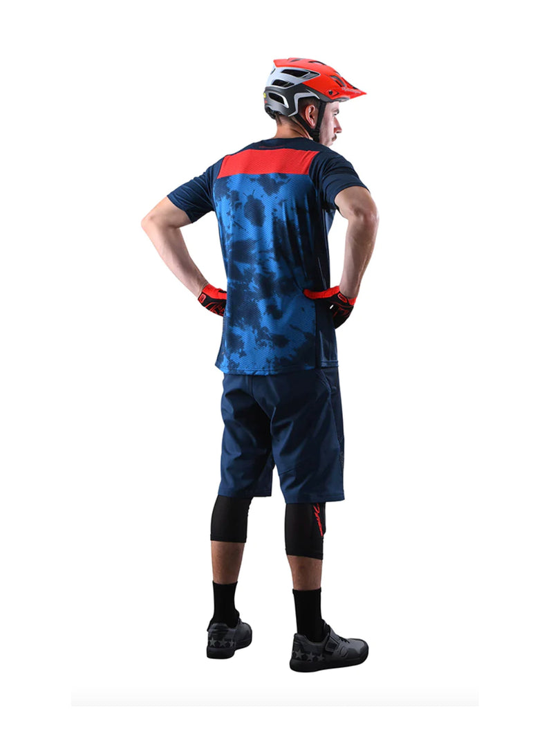 Troy Lee Designs Short Skyline Azul Marino Con Calza - Rideshop