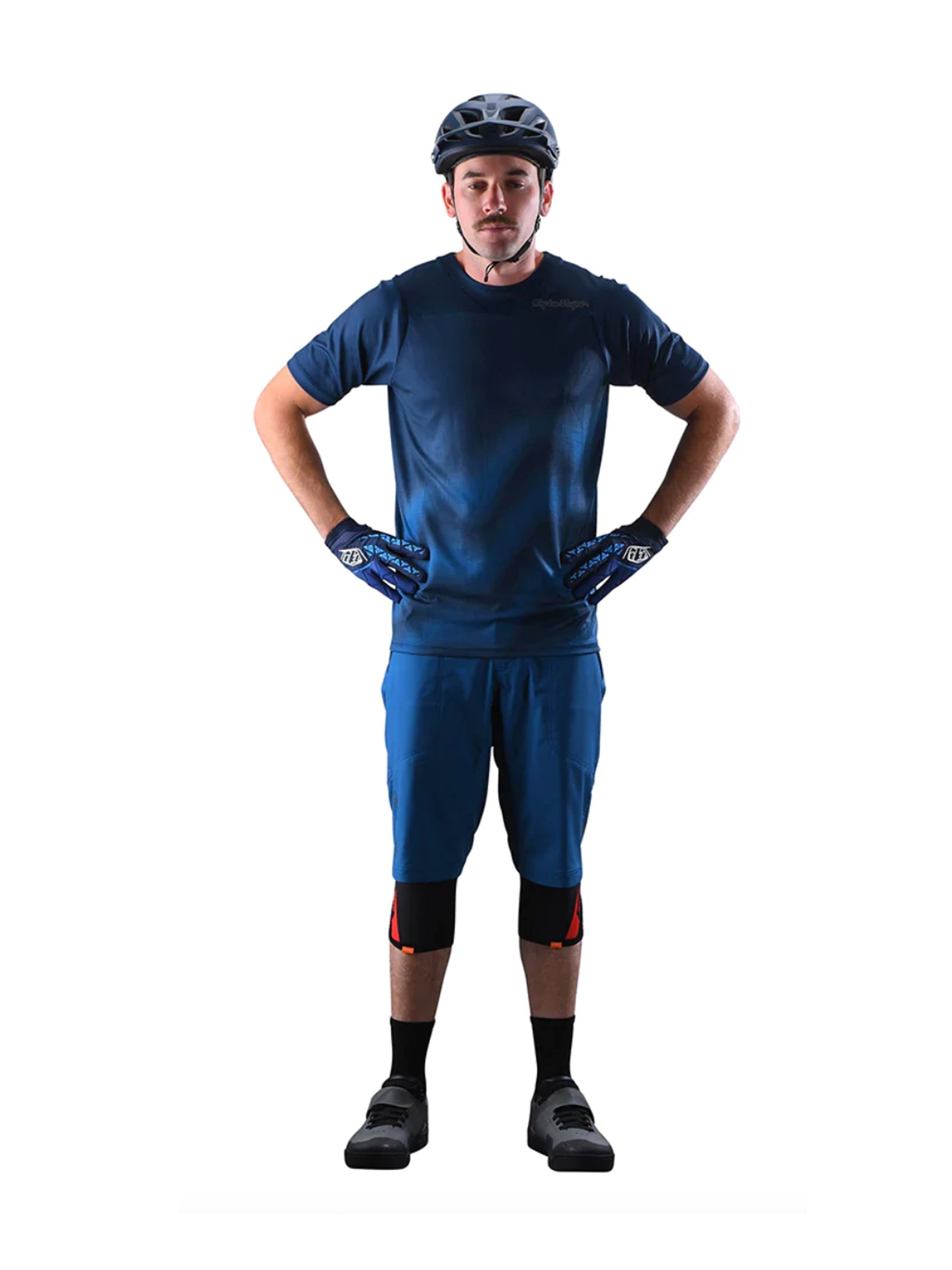 Troy Lee Designs Short Skyline Slate Azul Con Calza - Rideshop