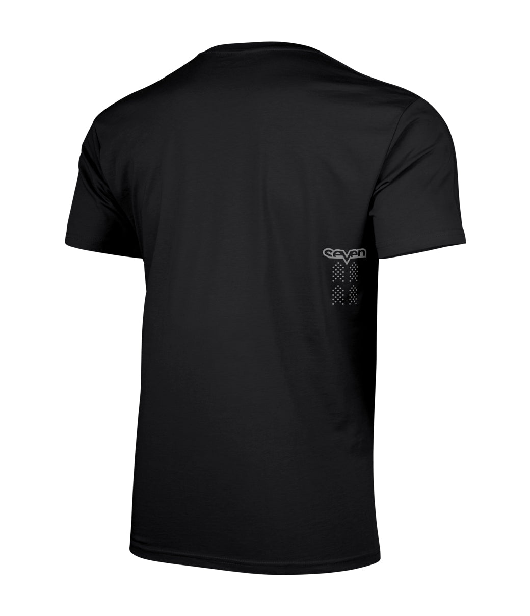 Seven Polera Dot Tee Black - Rideshop