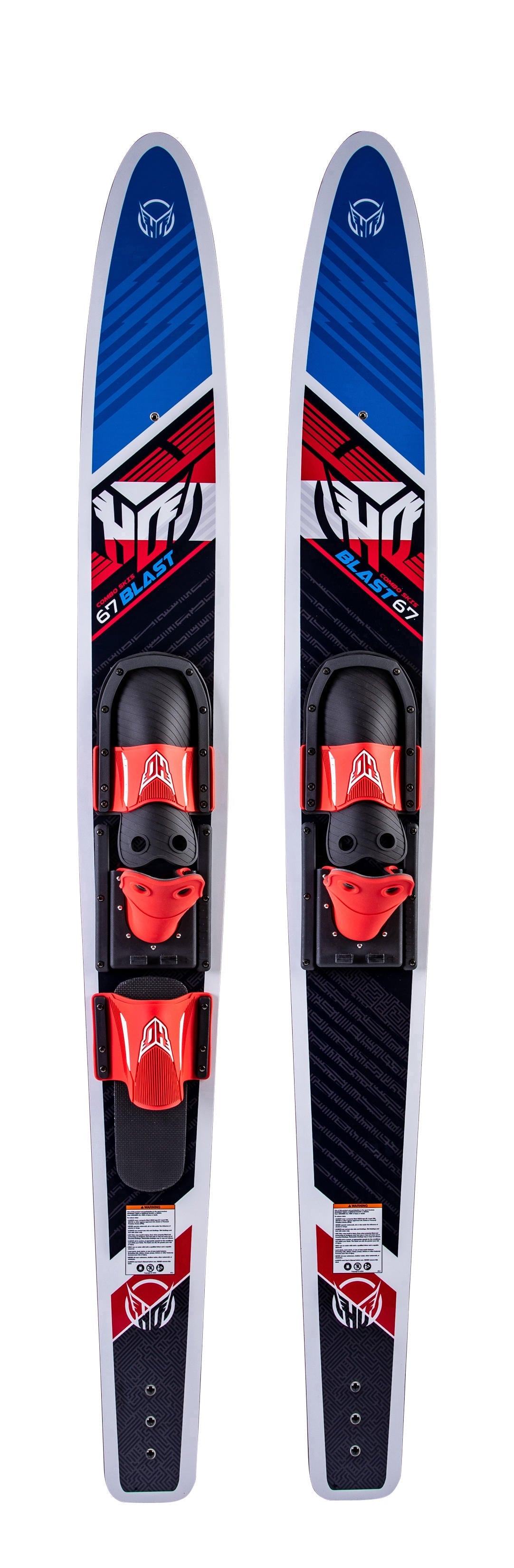 HO Par Ski Acuático Blast 59" con Fijaciones Horseshoe-Rideshop
