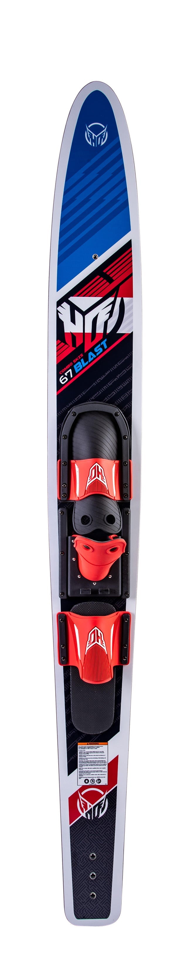 HO Par Ski Acuático Blast 59" con Fijaciones Horseshoe-Rideshop