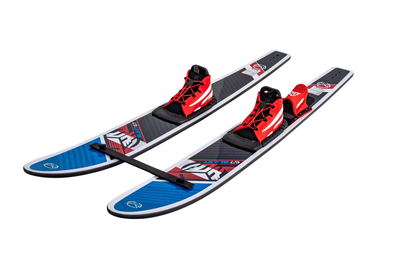 HO Par Ski Acuático Blast 67" con Fijaciones Blaze-Rideshop