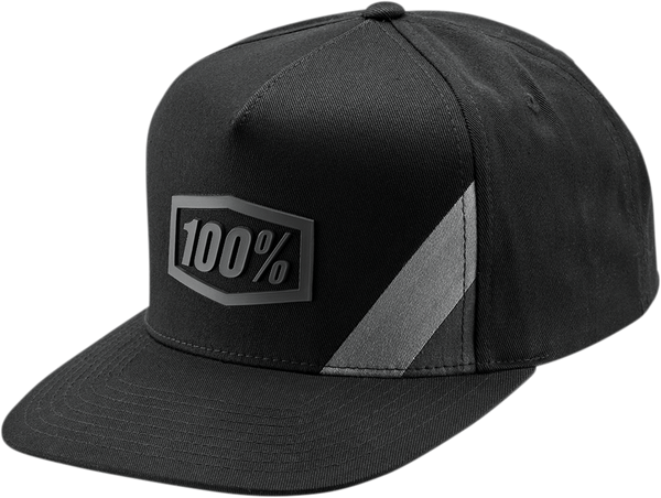 100% Gorro Snapback CORNERSTONE Grey/Black-Rideshop