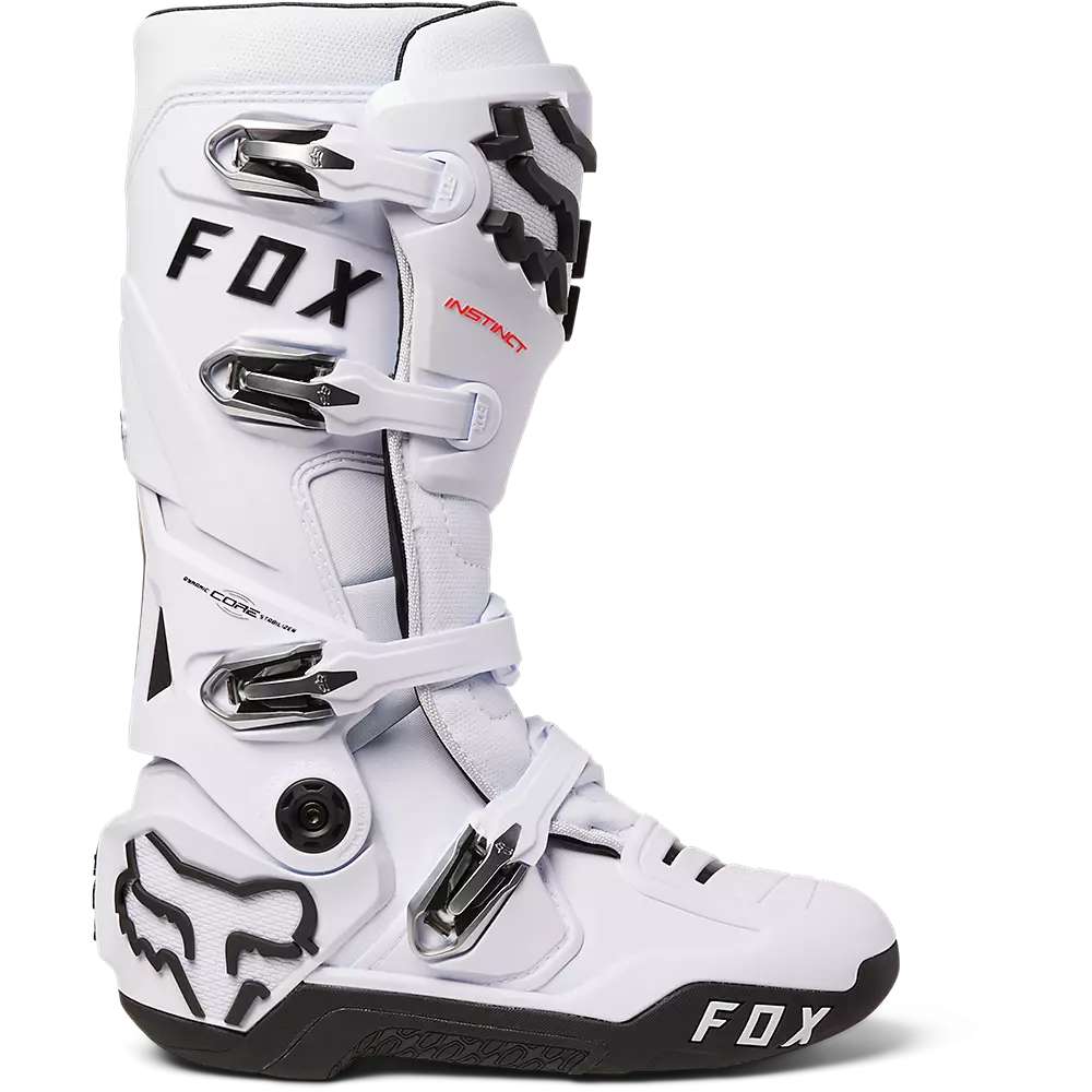 FOX Botas Moto Instinct Blanco - Rideshop