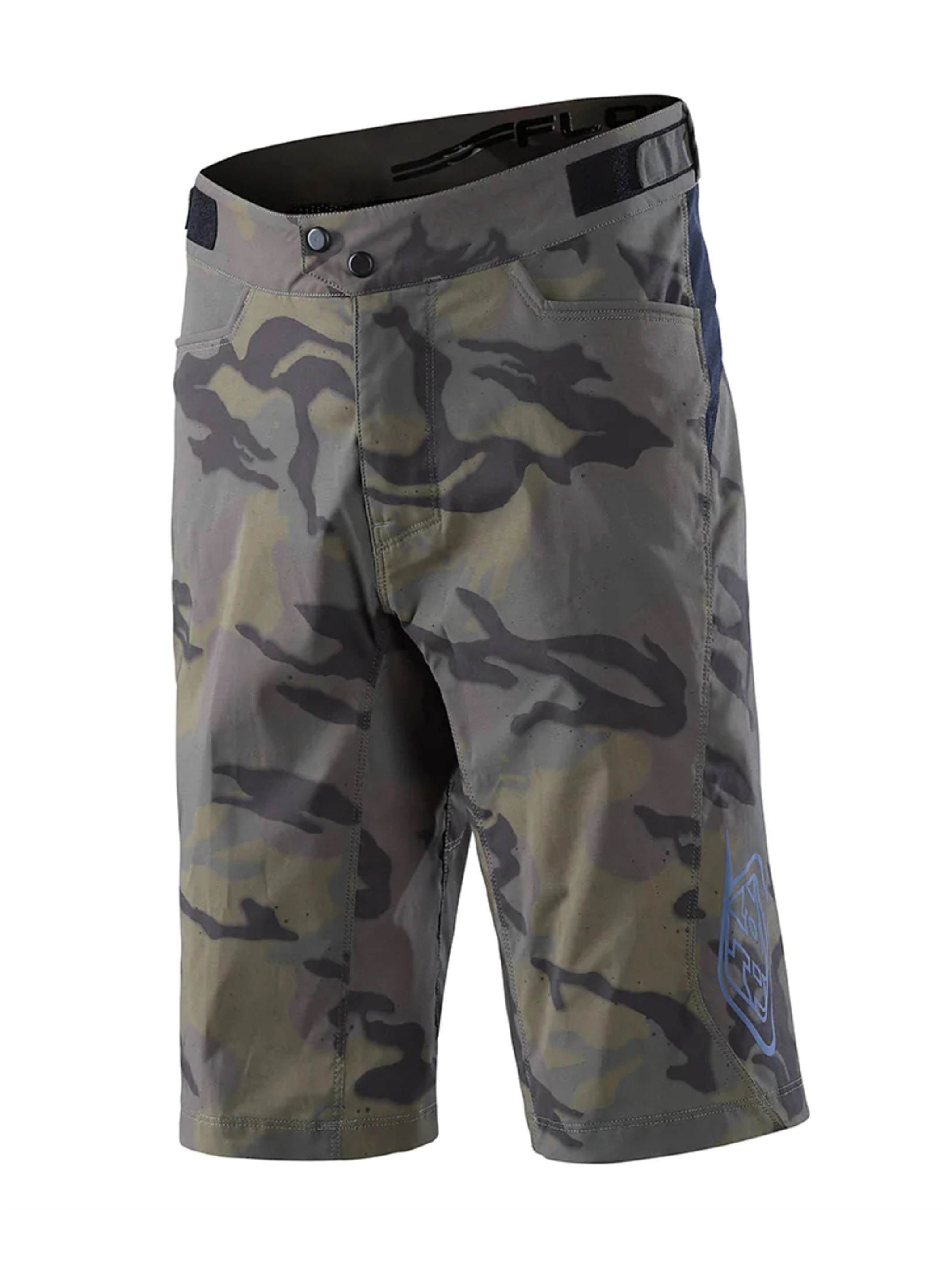 Troy Lee Designs Short De Bicicleta Flowline Shell Con Calza Camo - Rideshop