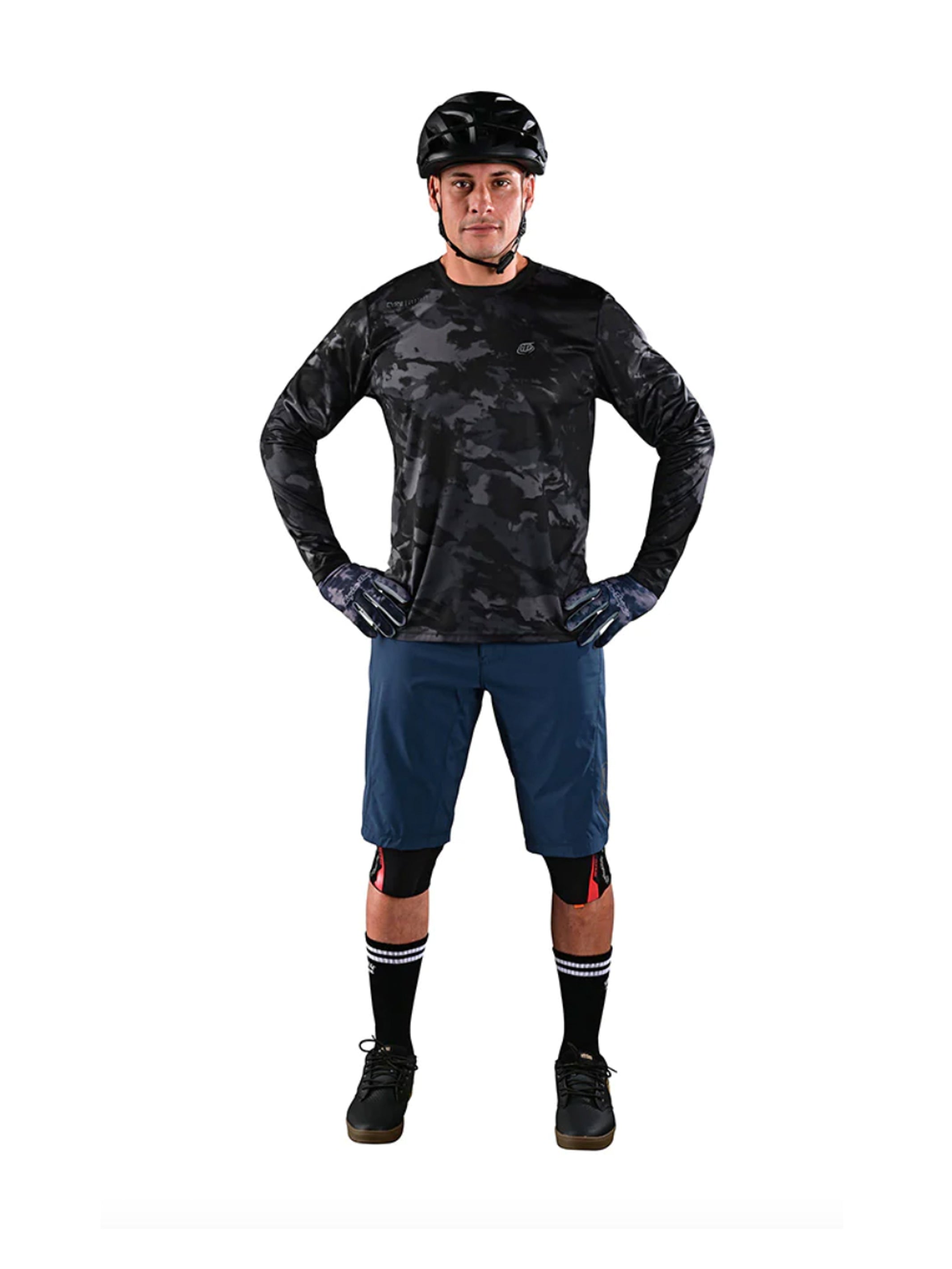 Troy Lee Designs Short De Bicicleta Flowline Shell No Liner Azul - Rideshop