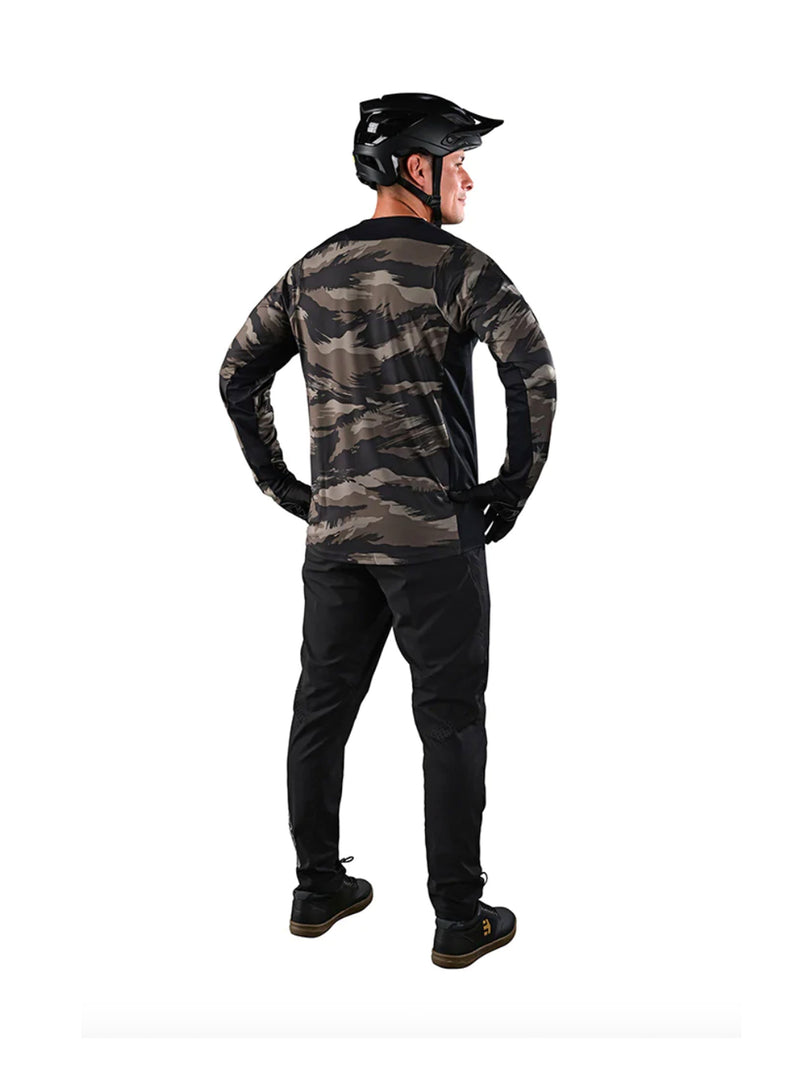 Troy Lee Designs Pantalones de Bicicleta Skyline Signature Negra - Rideshop