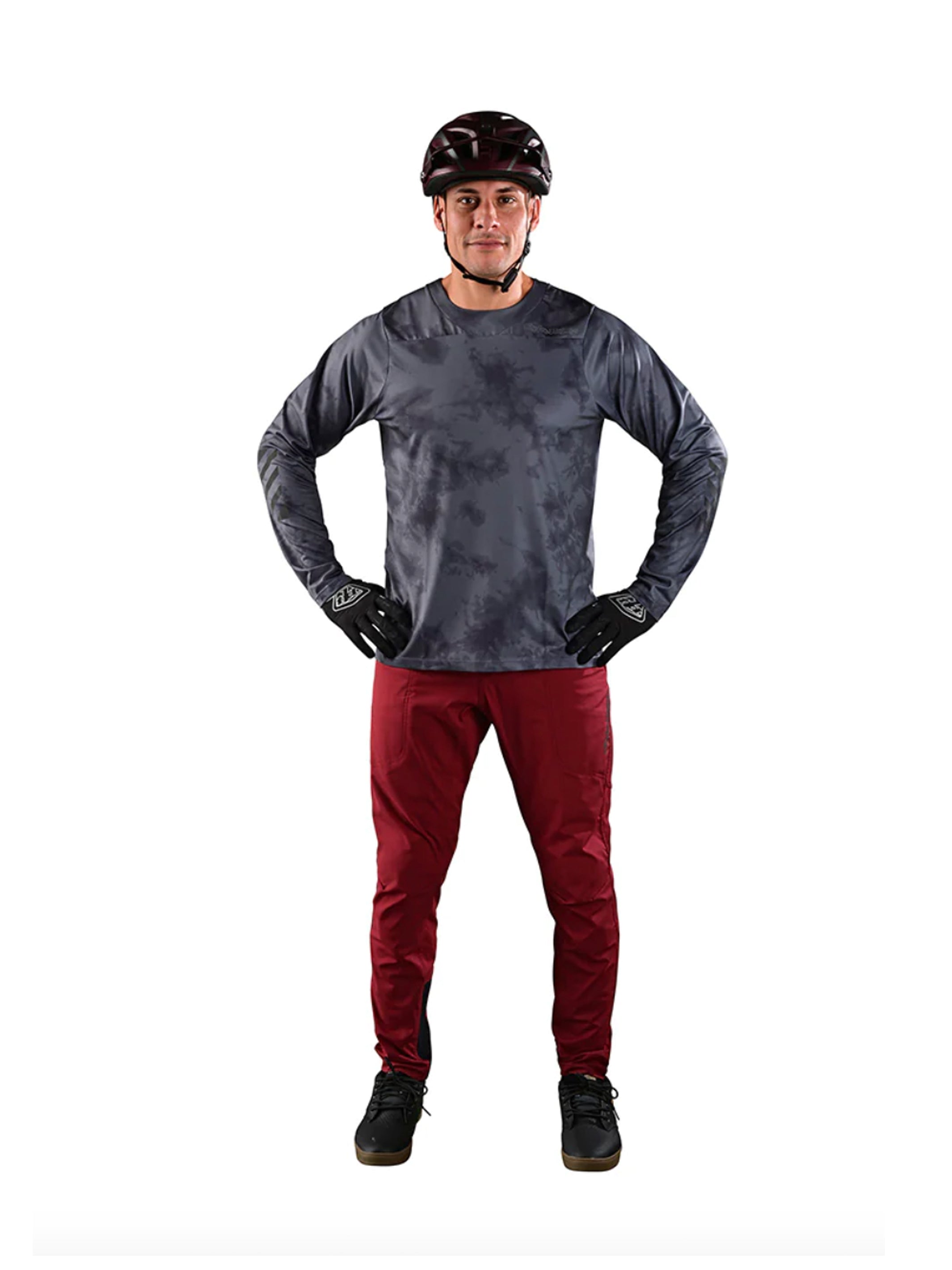 Troy Lee Designs Pantalones de Bicicleta Skyline Burdeo - Rideshop