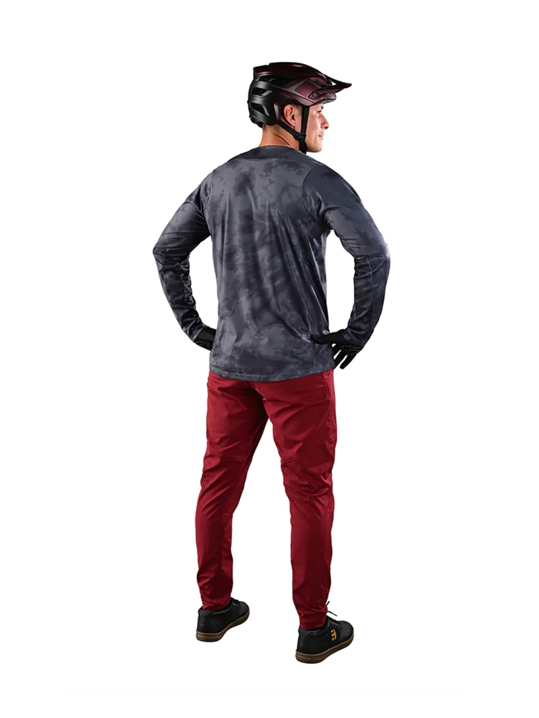 Troy Lee Designs Pantalones de Bicicleta Skyline Burdeo - Rideshop