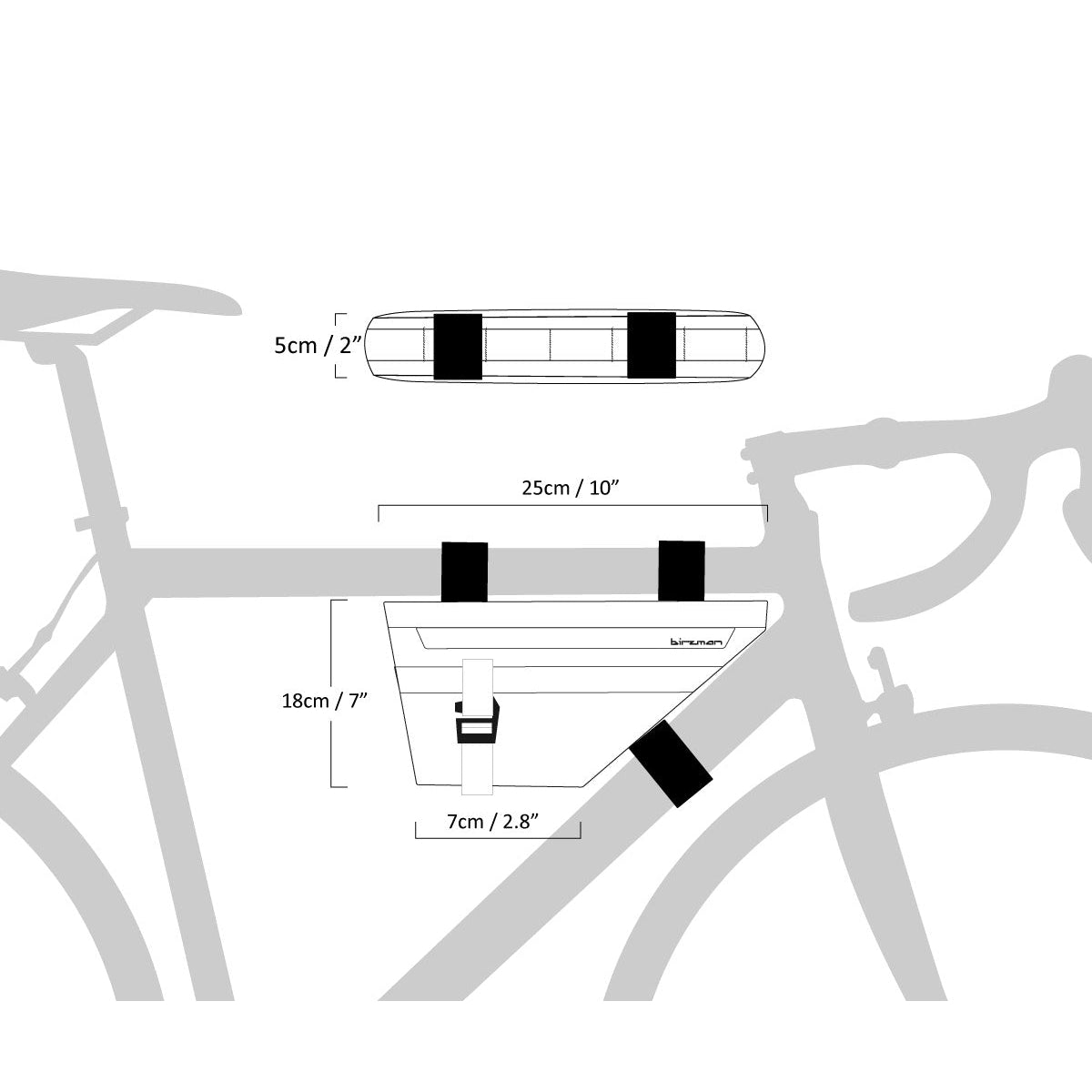 Birzman Bolso para Bicicleta Packman Travel Frame Pack Satellite - Rideshop