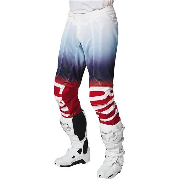 Pantalón Moto Airline Reepz Blanco/Rojo/Azul Fox Racing - Rideshop
