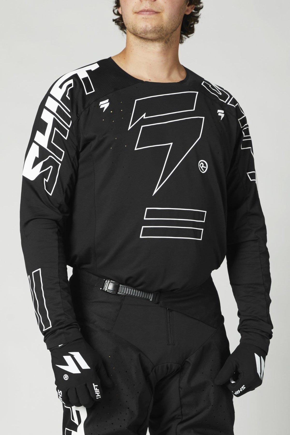 Polera Moto 3Lack Label King Negro Shift - Rideshop