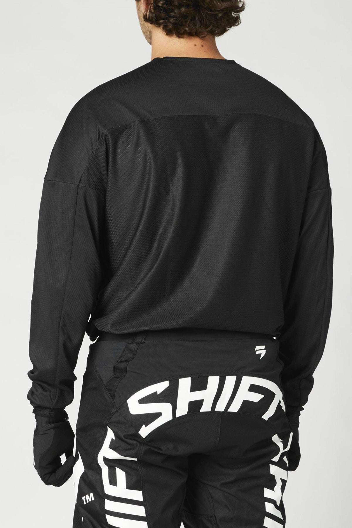 Polera Moto Whit3 Label Bliss Negro/Blanco Shift - Rideshop