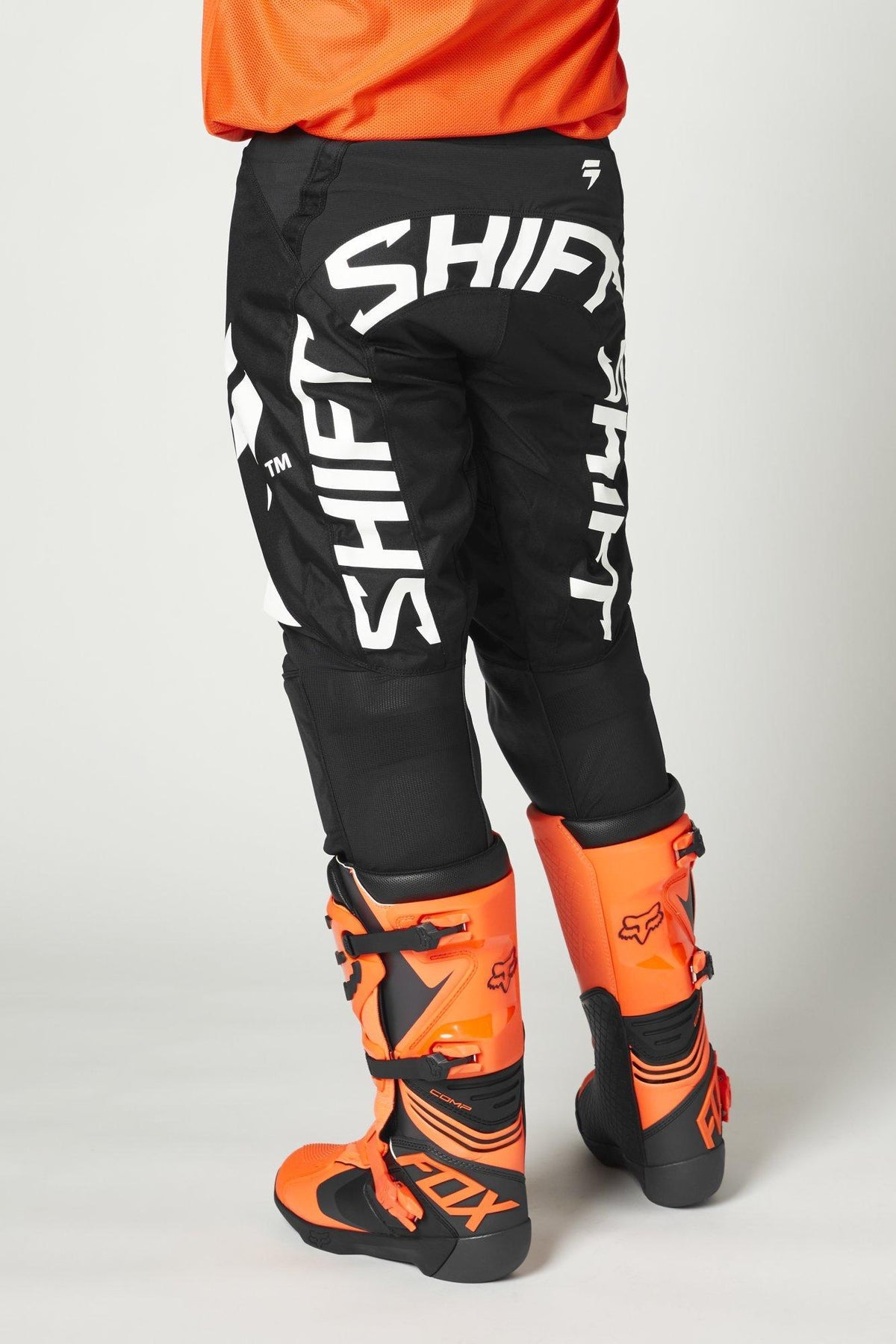 Pantalon Moto Whit3 Label Rokr Negro/Blanco Shift - Rideshop